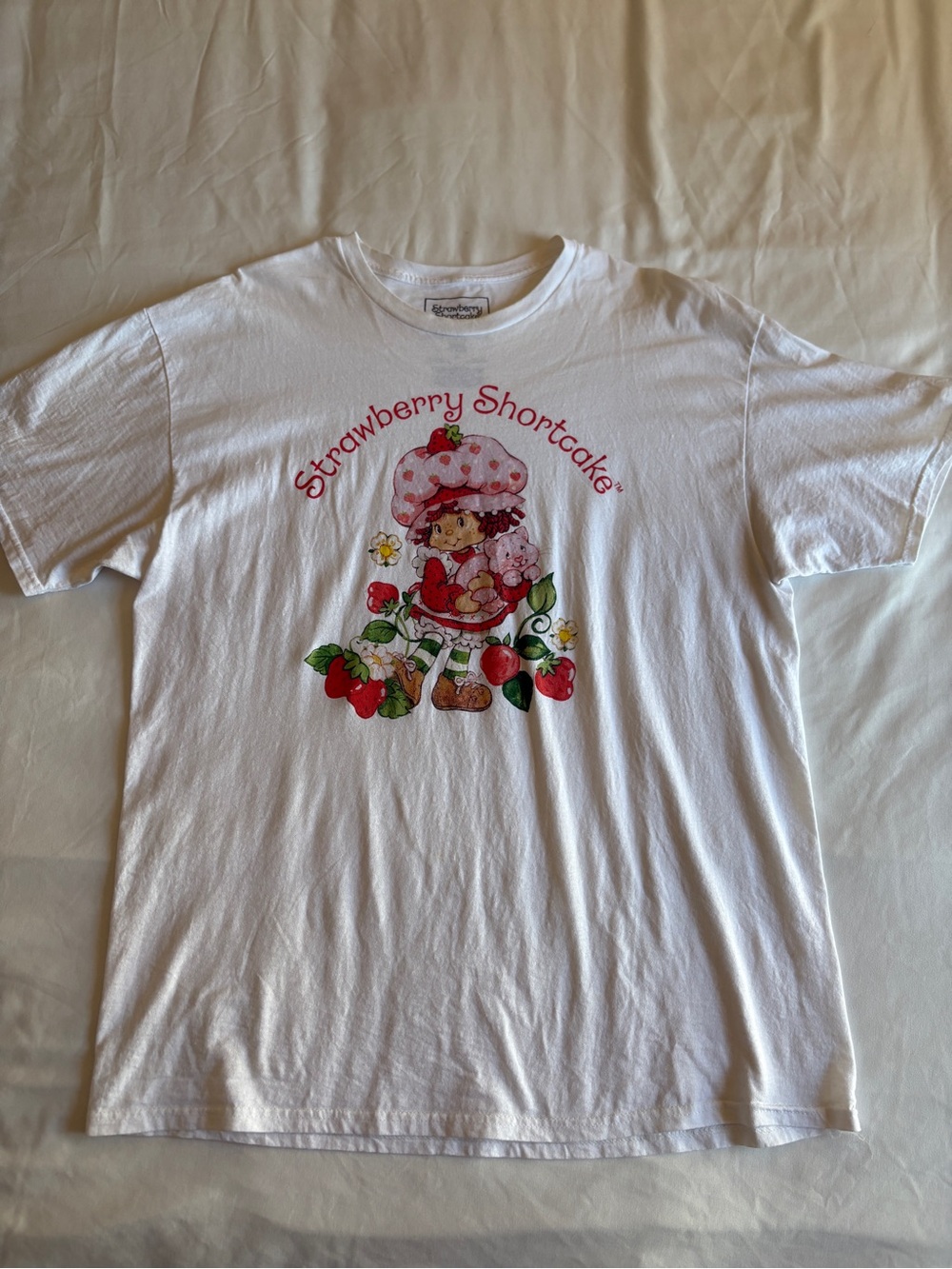 Strawberry Shortcake Short Sleeve T-Shirt Casual Gym Everyday Loungewear